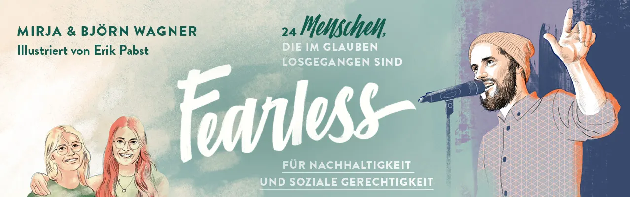 Fearless - Für Nachhaltigkeit und soziale Gerechtigkeit - Banner