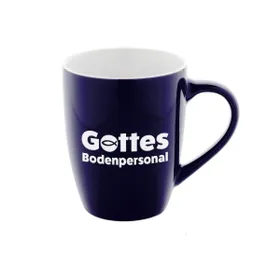 Produktbild des Artikels Tasse "Gottes Bodenpersonal" - blau ()
