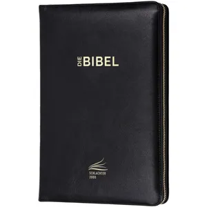 Produktbild des Artikels Schlachter 2000 - Standardausgabe, Kalbsleder, Reißverschluss, Goldschnitt (Bibel - Leder)