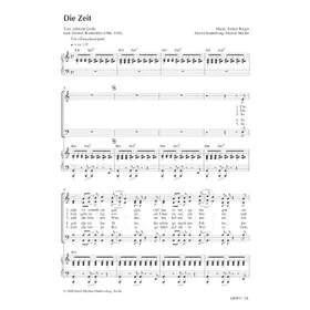 Produktbild des Artikels Die Zeit (Noten - Download)
