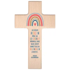 Produktbild des Artikels Holzkreuz Kinder "Regenbogen" ()