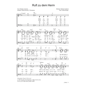 Produktbild des Artikels Ruft zu dem Herrn (Noten - Download)