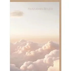 Produktbild des Artikels Faltkarte "Herzliches Beileid" (Schreibwaren)