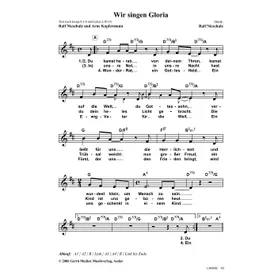 Produktbild des Artikels Wir singen Gloria (Noten - Download)