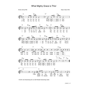 Produktbild des Artikels What Mighty Grace Is This (Noten - Download)