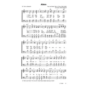 Produktbild des Artikels Allein (Noten - Download)