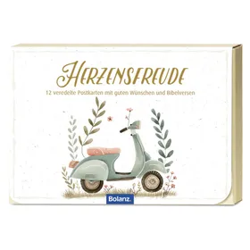 Produktbild des Artikels Postkartenbox "Herzensfreude" (Schreibwaren)