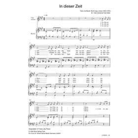 Produktbild des Artikels In dieser Zeit (Noten - Download)