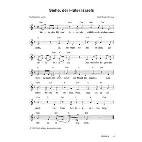 Produktbild des Artikels Siehe, der Hüter Israels (Noten - Download)