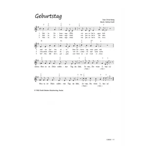 Produktbild des Artikels Geburtstag (Noten - Download)