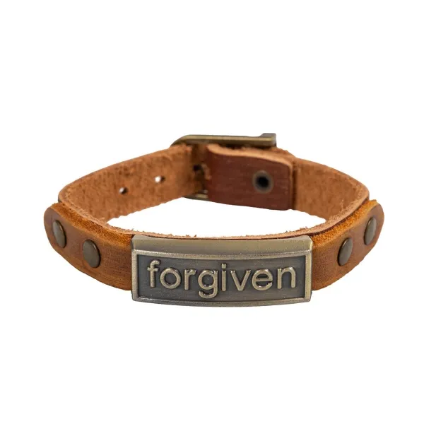 Produktbild des Artikels Leder-Armband "forgiven" - braun ()
