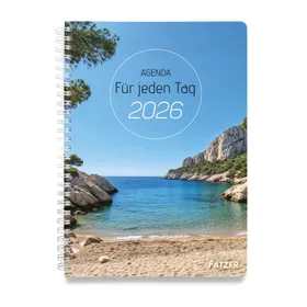 Produktbild des Artikels Agenda für jeden Tag 2026 (Kalender - Spiralbindung)