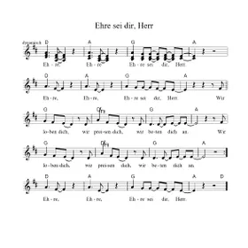 Produktbild des Artikels Ehre (Noten - Download)