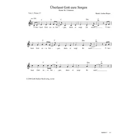 Produktbild des Artikels Überlasst Gott eure Sorgen (Noten - Download)