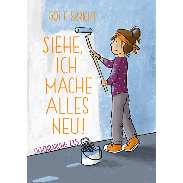 Produktbild des Artikels Jahreslosung 2026 - Stundenentwurf und Postkarten (10 Ex.) für (Jungschar)Kinder (Buch - Geheftet)