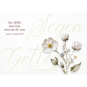 Produktbild des Artikels Faltkarte "Gottes Segen" (Schreibwaren)