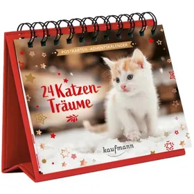 Produktbild des Artikels 24 Katzenträume - Adventskalender (Kalender - Spiralbindung)