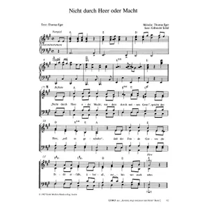 Produktbild des Artikels Nicht durch Heer oder Macht (Noten - Download)