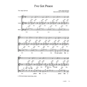 Produktbild des Artikels I've Got Peace (Noten - Download)