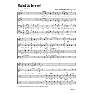 Produktbild des Artikels Machet die Tore weit (Noten - Download)