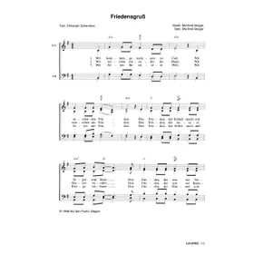 Produktbild des Artikels Friedensgruß (Noten - Download)