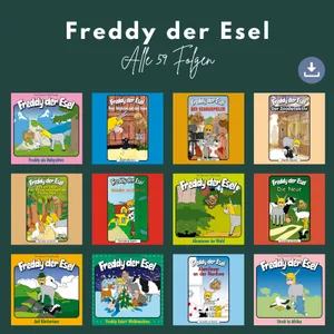Produktbild des Artikels Freddy der Esel - alle 59 Folgen (MP3-Hörspiel - Download)