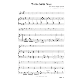 Produktbild des Artikels Wunderbarer König (Noten - Download)