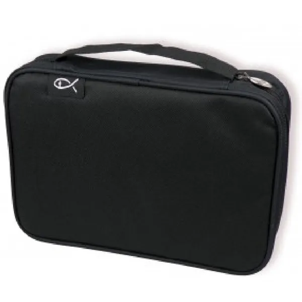 Produktbild des Artikels Bibeltasche XL "Fisch" - schwarz ()