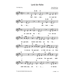 Produktbild des Artikels Land der Ruhe (Noten - Download)