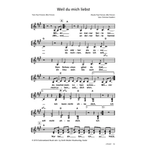 Produktbild des Artikels Weil du mich liebst (Noten - Download)