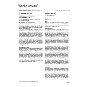Produktbild des Artikels Wecke uns auf (Noten - Download)