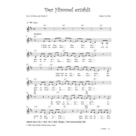 Produktbild des Artikels Der Himmel erzählt (Noten - Download)