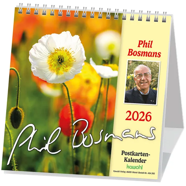 Produktbild des Artikels Phil Bosmans 2026 - Postkartenkalender (Kalender - Spiralbindung)