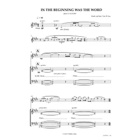 Produktbild des Artikels In The Beginning Was The Word / Gloria (Noten - Download)