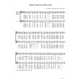 Produktbild des Artikels Meine Seele ist stille in dir (Noten - Download)