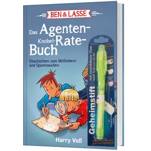 Produktbild des Artikels Ben & Lasse - Das Agenten-Knobel-Rate-Buch (Buch - Gebunden)