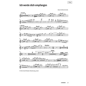 Produktbild des Artikels Ich werde dich empfangen (Flöte) (Noten - Download)
