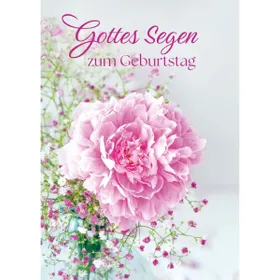 Produktbild des Artikels Postkarten: Gottes Segen zum Geburtstag, 4 Stück (Schreibwaren)