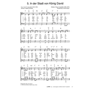 Produktbild des Artikels In der Stadt von König David (Noten - Download)