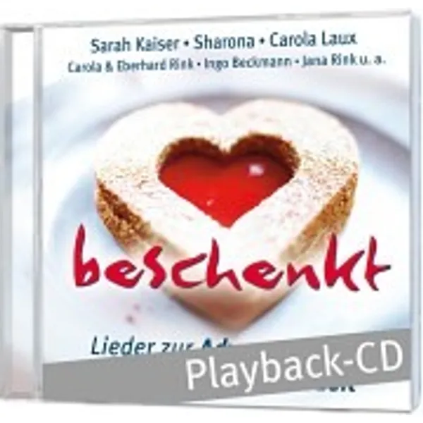 Produktbild des Artikels Beschenkt - Lieder zur Advents- und Weihnachtszeit (Playback ohne Backings) (MP3-Album - Download)