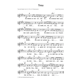 Produktbild des Artikels Treu (Noten - Download)