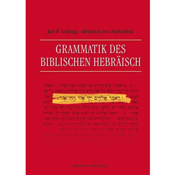 Produktbild des Artikels Grammatik des biblischen Hebräisch (Buch - Gebunden)