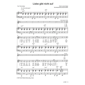 Produktbild des Artikels Liebe gibt nicht auf (Noten - Download)