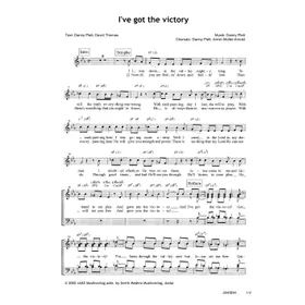 Produktbild des Artikels I've Got The Victory (Noten - Download)