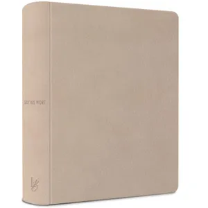 Produktbild des Artikels NeÜ Bibel.heute - Schreibrand - LIEBEZURBIBEL beige (Bibel - Kunstleder)