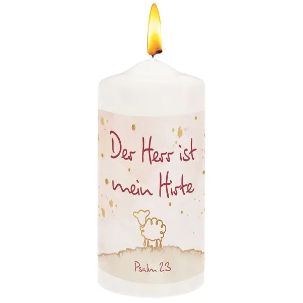 Produktbild des Artikels Kerze "Der Herr ist mein Hirte" ()