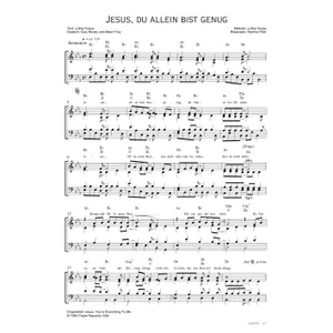 Produktbild des Artikels Jesus, du allein bist genug (Noten - Download)