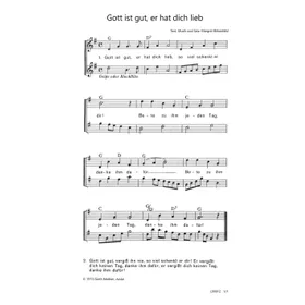 Produktbild des Artikels Gott ist gut, er hat dich lieb (Noten - Download)