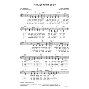 Produktbild des Artikels Herr, ich komm zu dir (Noten - Download)