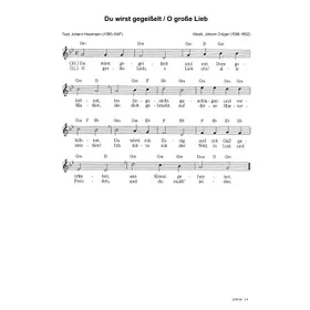 Produktbild des Artikels Du wirst gegeißelt / O große Lieb (Noten - Download)
